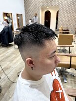 ピークスヘア(peaks hair) 短髪ベリーショートスキンフェードクロップカットバーバー堀江