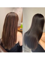 グランツ(Glanz) カラーと同時に髪質改善◎《美髪酸性ストレート》