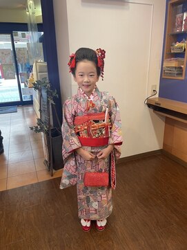 ヴァンセン(vincennes) 七五三　着付け　ヘアセット　メイク [北品川/美容室ヴァンセン]