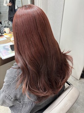 ボタン ハカタ(VOTAN hakata) 博多美容室/ブリーチなしダブルカラー/チェリーブラウン