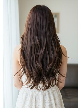 フュージョンファイブ(FUSION5) レイヤーロングベージュ20代30代40代くびれエクステ韓国ヘア