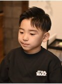 冬髪男の子フェザーショート【キッズカット/メンズ/倉敷/中島】