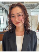 セーヌパス(CEINE PATH)&nbsp;ニュアンスパーマ/ミディアムレイヤー/ミディアムパーマ