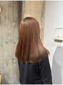 ☆似合わせラベンダーベージュワンカールストレート