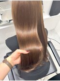 <ゲスト>ブリーチなしダブルカラーでハニーベージュ