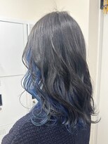 アオク(AOKU)&nbsp;インナーカラー　× ブルー