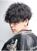 ツイストスパイラルパーマ波巻きパーマメンズカットメンズパーマ