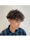 【メンズパーマ】無造作 スパイラルパーマ