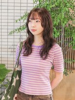 サロン シー(salon sea) salon seaとわ コテ巻き風ホットパーマ×パープルカラー