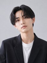 メンズ レガロ 八尾(MEN'S regalo)&nbsp;韓国マッシュセンターパートダウンパーマニュアンスパーマウルフ