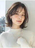 【ブルベ冬20代】顔周りレイヤーで垢抜ける大人ミディ