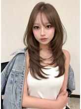 シェイト(ciate)&nbsp;トレンドハッシュカット透明感グレージュお顔まわりciate_mayu