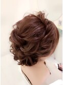 お呼ばれツイストエアリースタイル