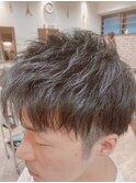 ツーブロショート