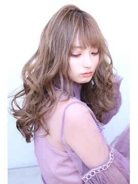 リル 豊中(LiL') 【LiL'豊中】フォギーベージュ_卵型_ゆるふわロング