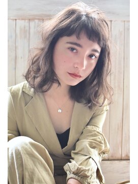 クロム バイ リエット(Chlom by Lietto) Chlom☆新宿 ハイライトベージュイルミナカラーミディアムボブ