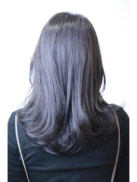 ノンスタイルノンコンセプト 美容室(Nostyle‐Noconcept) ロングレイヤーうる艶ラベンダー透け感グレージュ