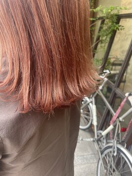 ニコアヘアデザイン(Nicoa hair design) 明るめピンクベージュ