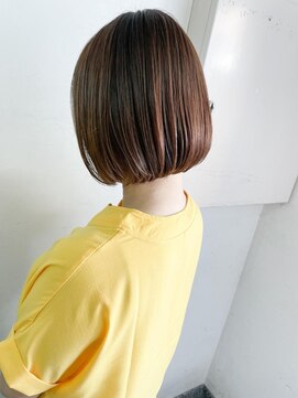 キャンバス バイ ネオリーブ 横浜西口(Canvas by neo.) 大人可愛い小顔艶感ぱっつんボブ　20代30代40代