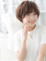 モッズヘア 上尾西口店(mod's hair) 大人かわいい斜めバングくせ毛風ゆるふわボブa上尾20代30代40代