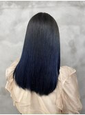 グラデーション  ×  ネイビー