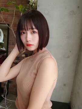 マノハル(MANOHARU) 【マノハル スタイル】ミニボブ×ストレートスタイル