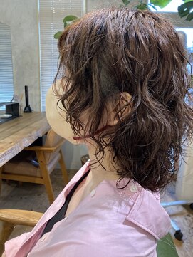 マハナ(Mahana by hair) 20代30代40代ボブパーマ前上がりショートボブ大人ウルフパーマ