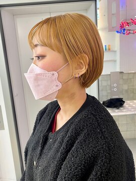 ゲーム 原宿店(GAME) ダブルカラーブロンドベージュカラーケアブリーチハイトーン韓国