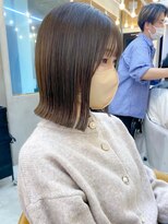 ロンドシエル 横浜(Lond ciel)&nbsp;前下がりボブ前髪×ヘルシースタイル【横浜】