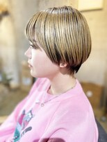 ビミュ(vimu)&nbsp;ハイライトマッシュ  [ショート/パーマ/三宮/元町/縮毛矯正]