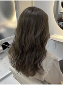 【西村】ブリーチなしオリーブベージュ