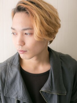 モッズヘアメン 名護大東店(mod's hair men) 個性派ハイトーンブロンドマッシュスタイルg名護大東
