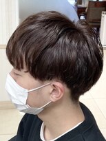 ヘアークリアー せんげん台&nbsp;メンズ マッシュスタイル テーパーフェード ブラウンカラー