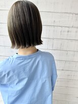 リムアズール 郡山店(Rim Azur)&nbsp;オリーブカラー×ナチュラルストレート