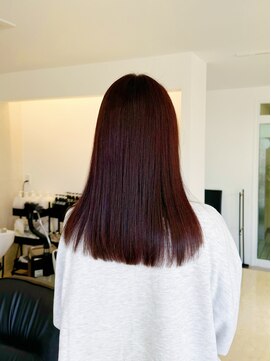 マーク(MARC) 【セミロングスタイル】レッドブラウン