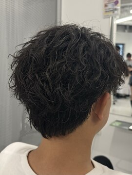 バース 梅田中崎町店(BIRTH) シャドーパーマフェザーパーマセンターパート韓国メンズパーマ