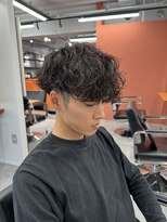 レブ 三条河原町(Reb,)&nbsp;スペインカールプードルパーマスパイラルパーマメンズパーマ眉毛