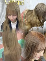 ガーランド(Girland) 【girland】ミルクティー エクステ　韓国風/レイヤーカット