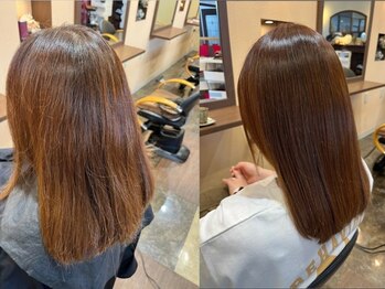エルアスクの写真/【縮毛矯正×エイジング専門店】美髪を追求してきたサロンだから実現できた艶髪ストレートで理想の仕上りに