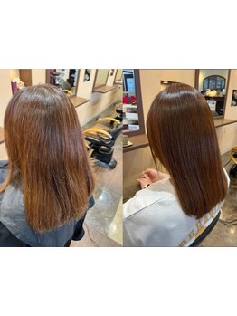 【縮毛矯正×エイジング専門店】美髪を追求してきたサロンだから実現できた艶髪ストレートで理想の仕上りに