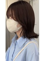 ビューナゴヤ 名駅(VIEW NAGOYA)&nbsp;前髪カタログ/イメチェンスタイル／ウェーブパーマ/こなれミディ