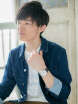 モッズヘア 福岡天神店&nbsp;mod's天神/黒髪ダークアッシュ爽やか束感フェザーショートa