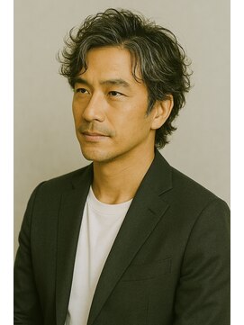 クート オム 南浦和(ku-to homme) 南浦和/メンズカット/メンズパーマ/白髪ぼかし/ハイライト