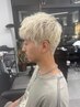 【メンズ特別価格】カット＋2ブリーチ＋ハイトーンカラー￥31429→￥24000
