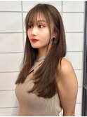 ナチュラルな可愛さストレート