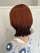 イリエ 川口(irier)&nbsp;秋先取りエンドカラー☆オレンジ×ブラック