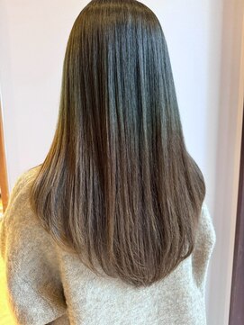 ヴァンカウンシル 一宮店(VAN COUNCIL) 光の当たり方で表情を変える◎艶感グレージュ×グラデ