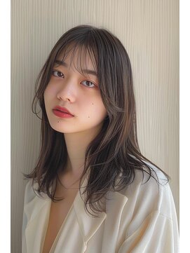 ルアナ(Luana) 韓国風顔まわりレイヤースタイル