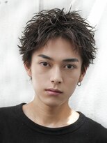 フィフス トウキョウ (fifth TOKYO) 渋谷ビジネスショートスパイキーパーマオールバックマレットヘア