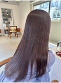 ラベンダーブラウン×髪質改善トリートメント